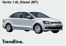 Vento 1.6L Diesel (MT)-Trendline